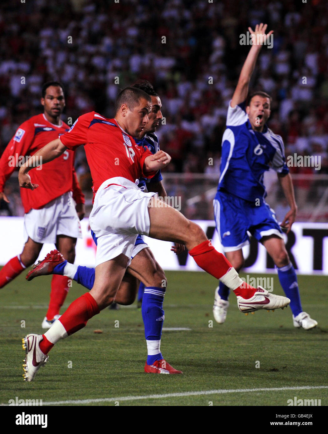 Fussball - WM 2010 - Qualifikationsrunde - Gruppe Six - Andorra V England - Olympiastadion - Barcelona Stockfoto