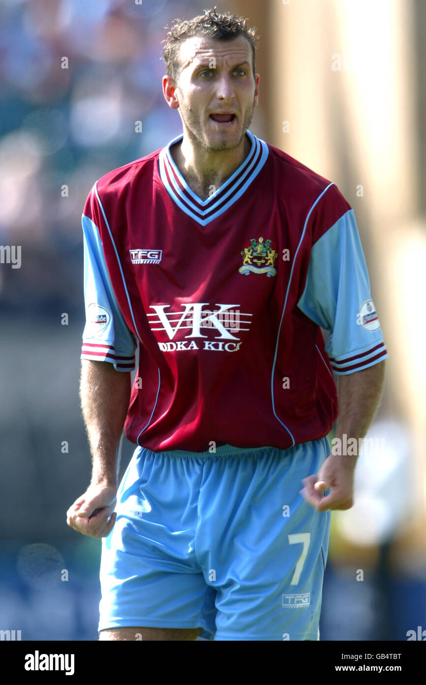 Fußball - Nationwide League Division One - Gillingham gegen Burnley. Glen Little, Burnley Stockfoto