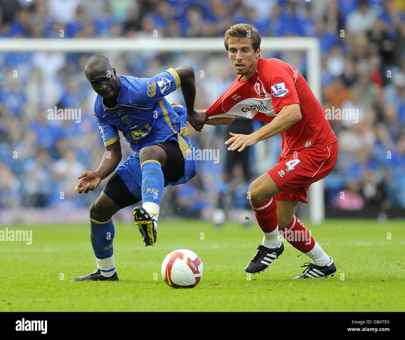 Fußball - Barclays Premier League - Portsmouth V Middlesbrough - Fratton Park Stockfoto