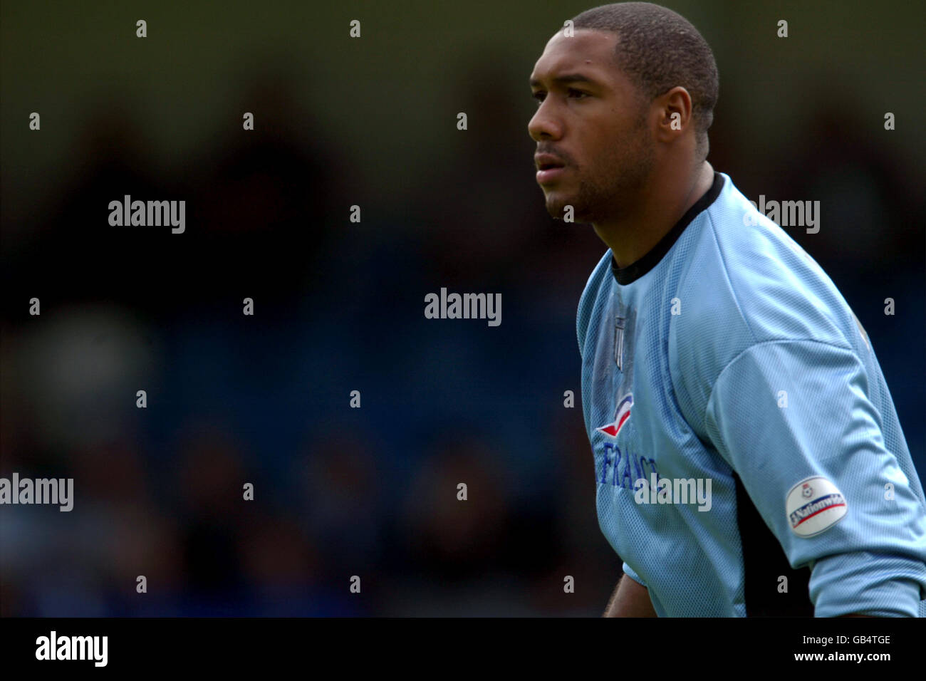 Fußball - Nationwide League Division One - Gillingham gegen Burnley. Jason Brown, Gillingham Torwart Stockfoto