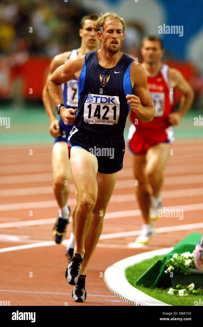 Leichtathletik - Zehnkampf IAAF World Athletics Championships - Paris 2003 - Männer Stockfoto