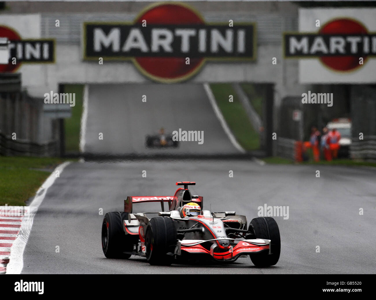 Vodafone McLaren Fahrer Lewis Hamilton beim Großen Preis von Italien in Monza, Italien. Stockfoto