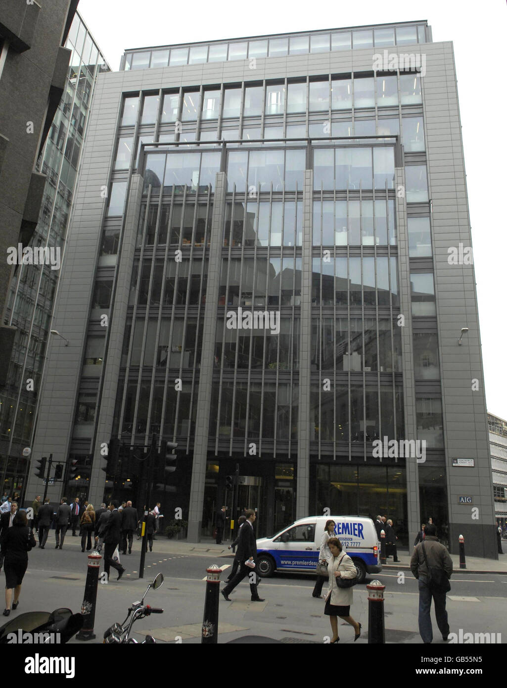 AIG – London. Eine allgemeine Ansicht des AIG-Gebäudes in der Fenchurch Street, London. Stockfoto