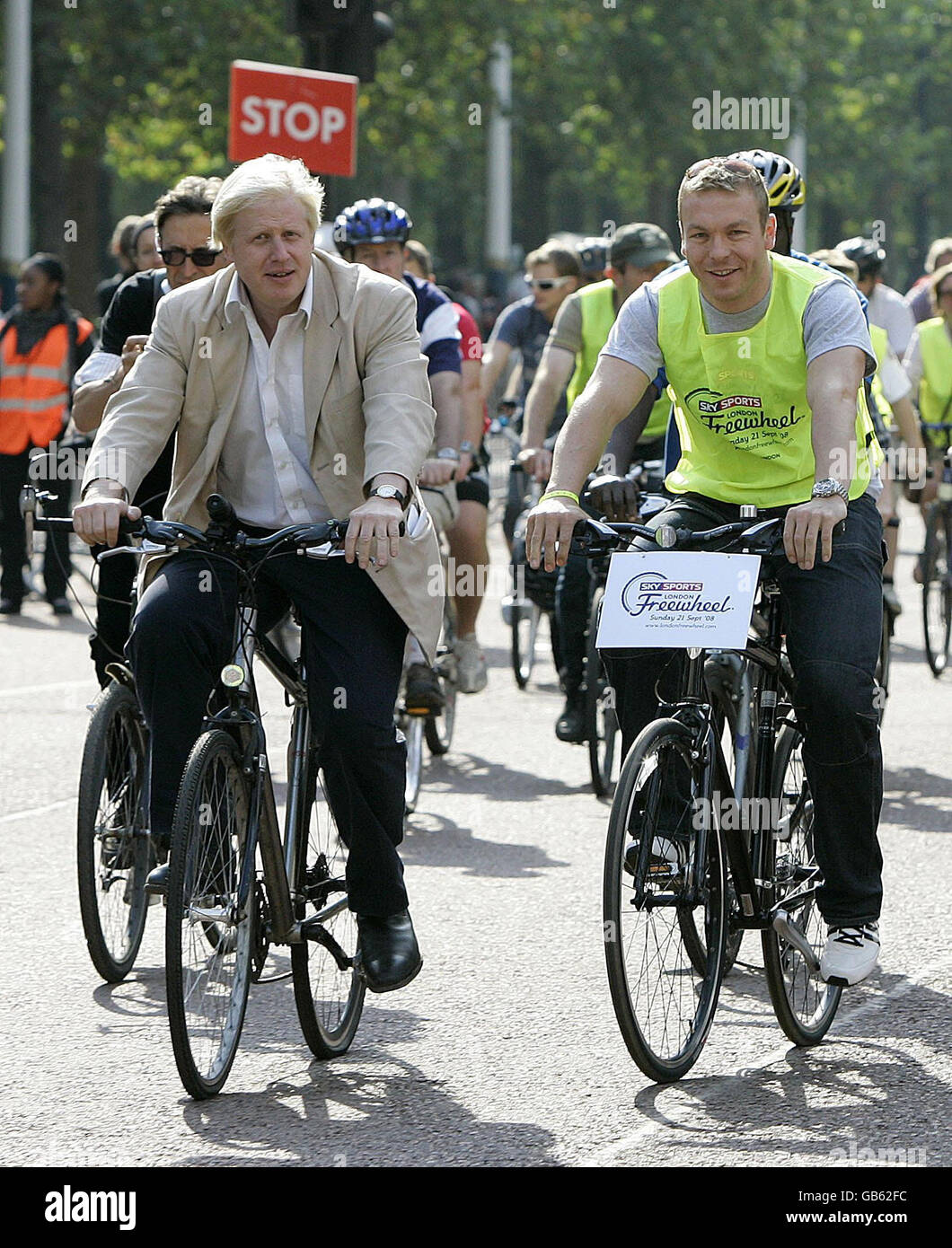 Radfahren - 2008 London Freilauf - St James' Park Stockfoto