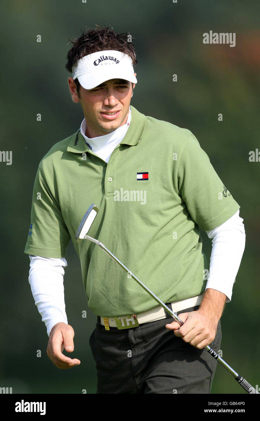 Englands Nick Dougherty während der Quinn Insurance British Masters am Belfry, Wishaw, Sutton Coldfield. Stockfoto