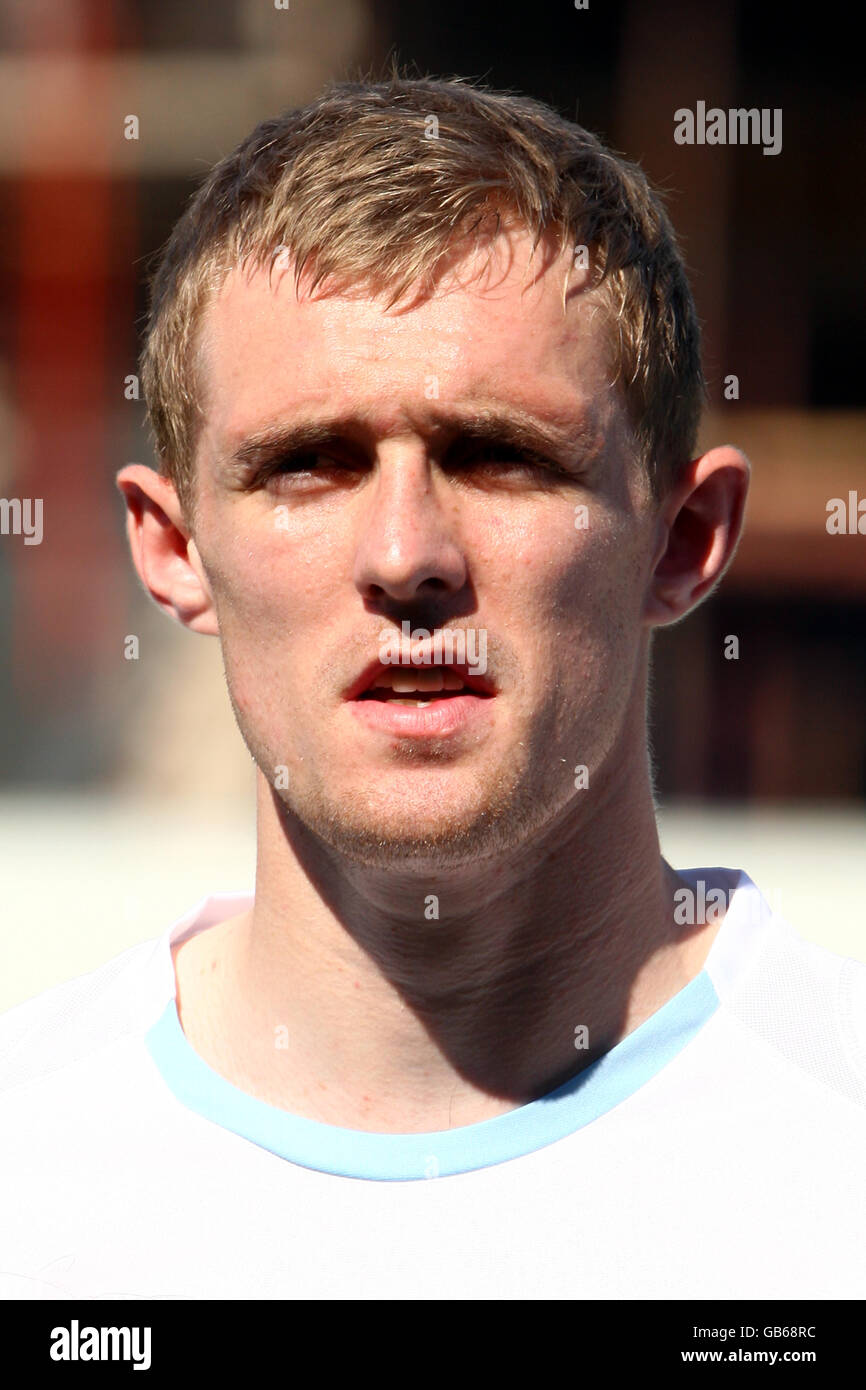 Fußball - WM-Qualifikation - Gruppe 9 - FYR Mazedonien / Schottland - Skopje City Stadium. Darren Fletcher, Schottland Stockfoto