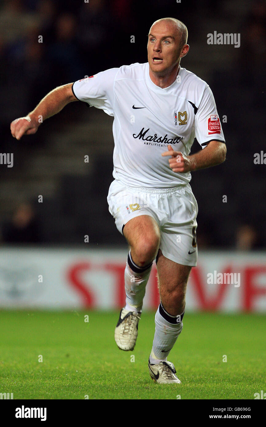 Fußball - Johnstone es Paint Trophy - Südgelände - zweite Runde - Milton Keynes Dons V Bournemouth - Stadion: mk Stockfoto