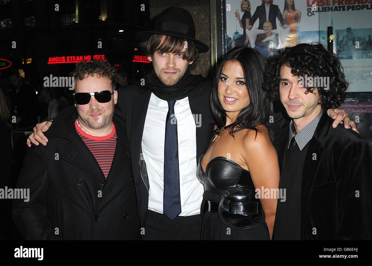 Die Guillemots kommen zur britischen Premiere von „How to Lose Friends and Alienate People“ im Empire, Leicester Square, WC2. Stockfoto