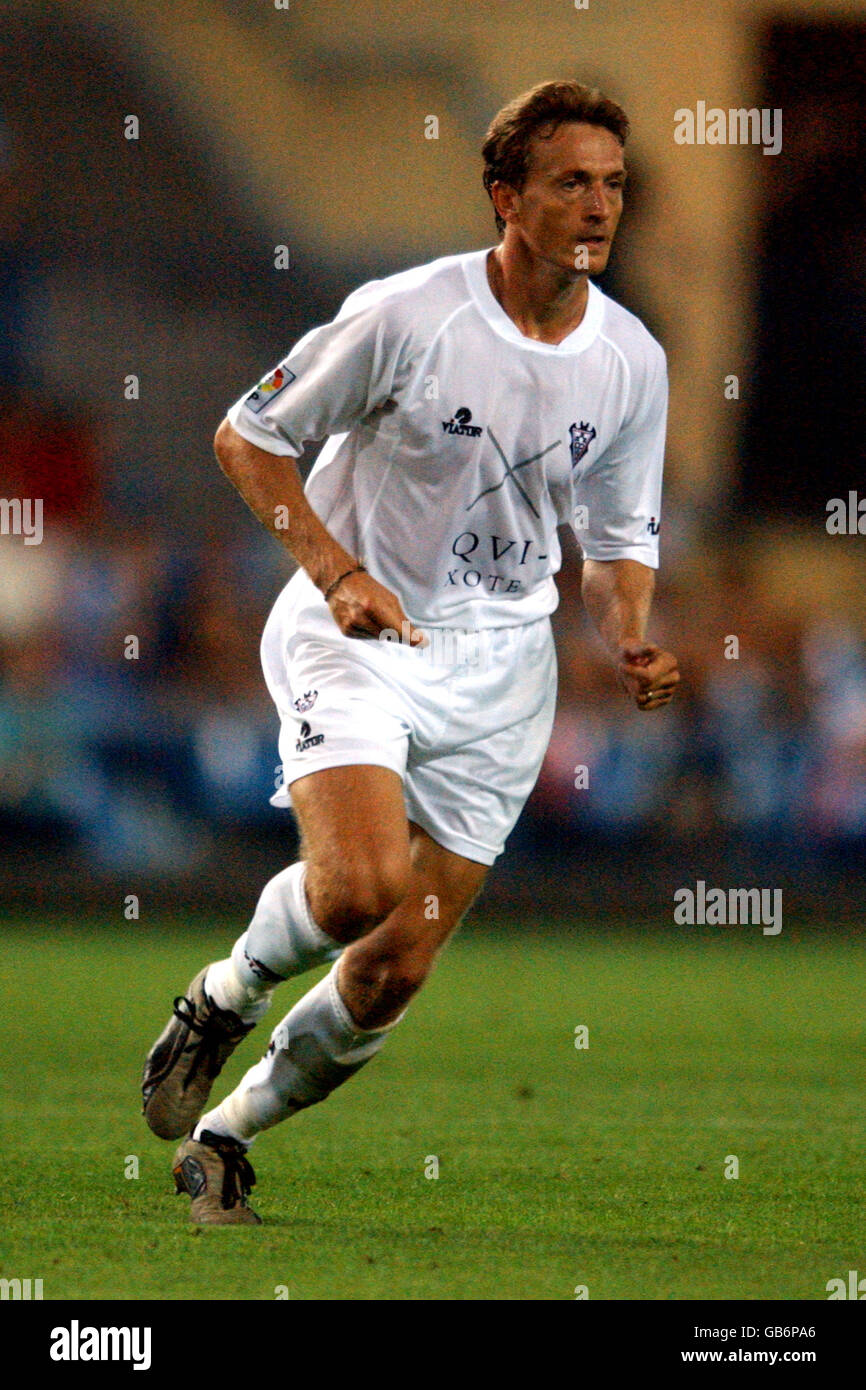 Fußball - Spanische Primera Liga - Atletico Madrid / Albacete. Oscar Montiel, Albacete Stockfoto