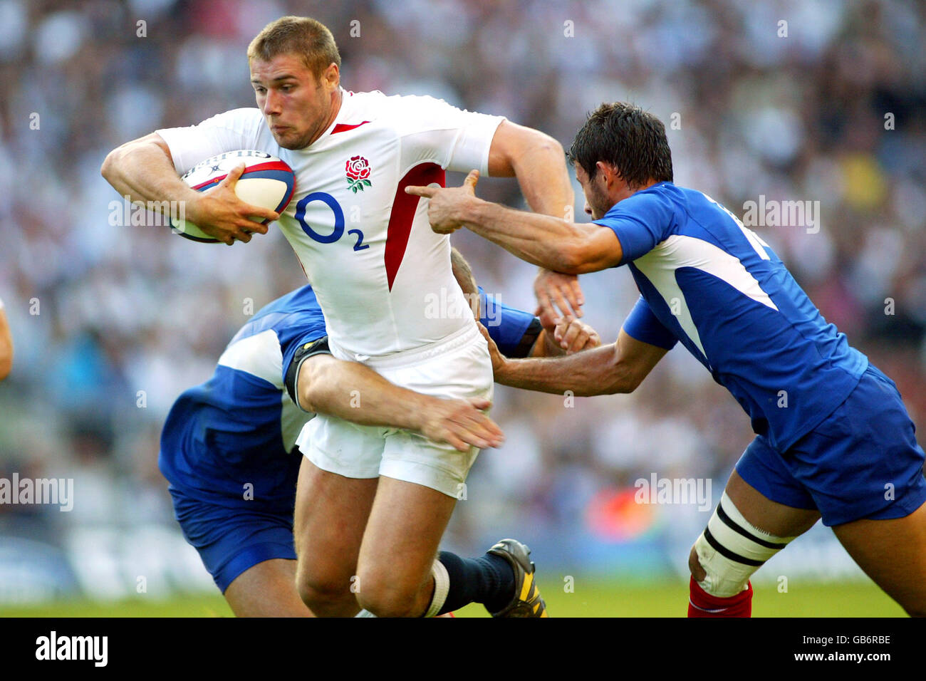 Rugby-Union - internationale Freundschaftsspiele - England / Frankreich Stockfoto