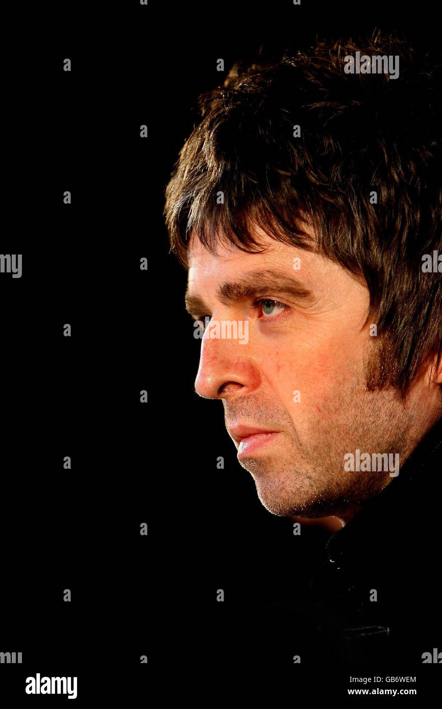 Eine Oase, um Slane Castle zu spielen. Noel Gallagher kündigt ein Open-Air-Konzert im Schloss Slane an, das Oasis im kommenden Sommer als Headliner führen wird. Stockfoto