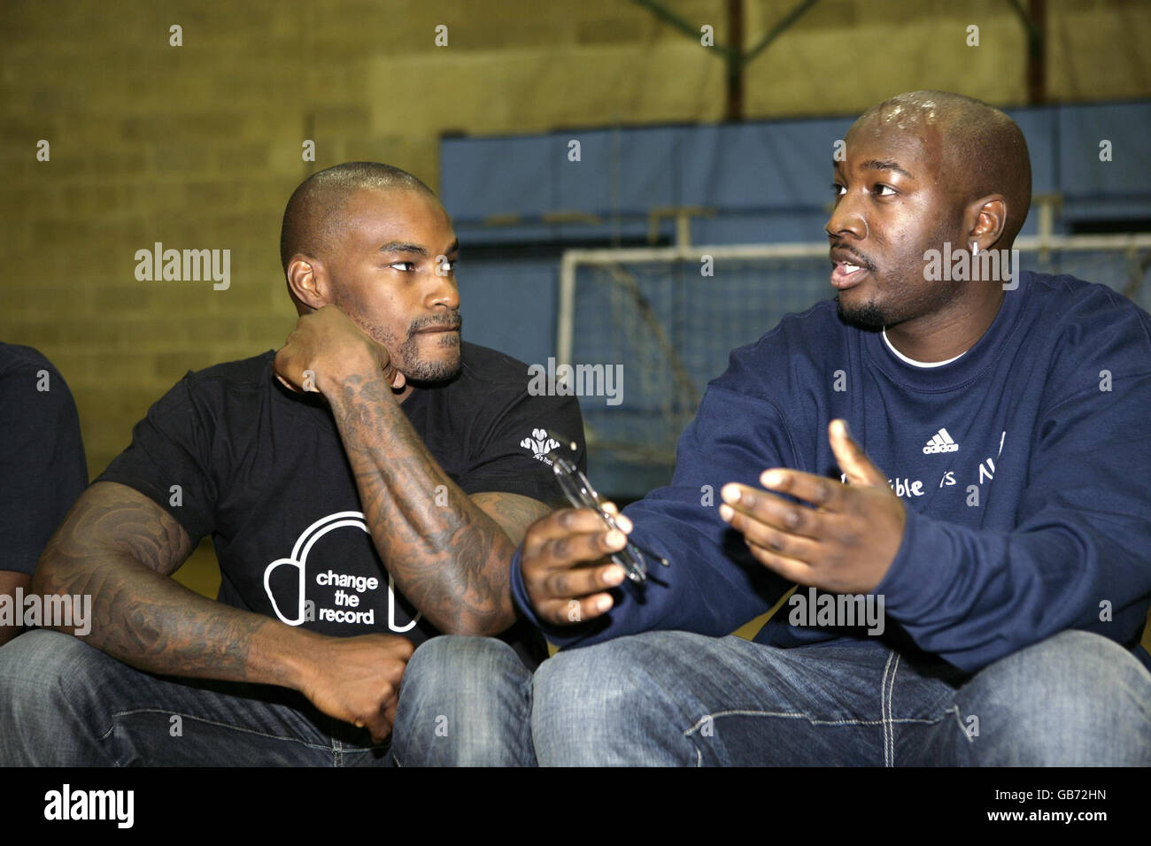 Tyson Beckford trifft Princes Trust Begünstigten - London Stockfoto