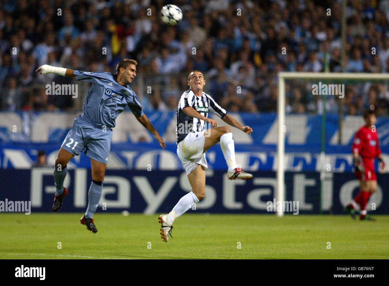 Fußball - UEFA Champions League - Gruppe F - Olympique Marseille V Partizan Belgrad Stockfoto