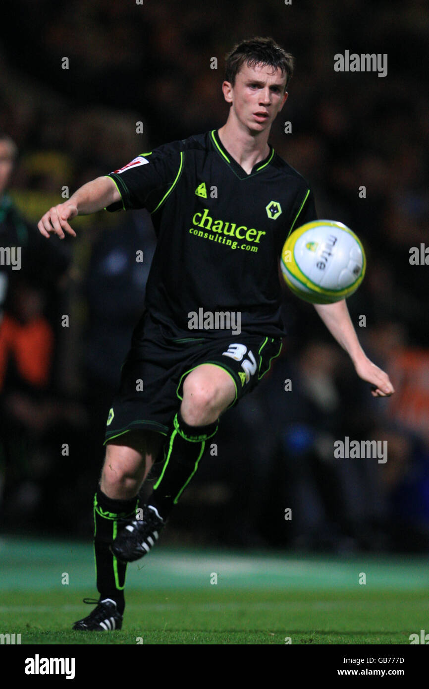 Fußball - Coca-Cola Football League Championship - Norwich City gegen Wolverhampton Wanderers - Carrow Road Stockfoto