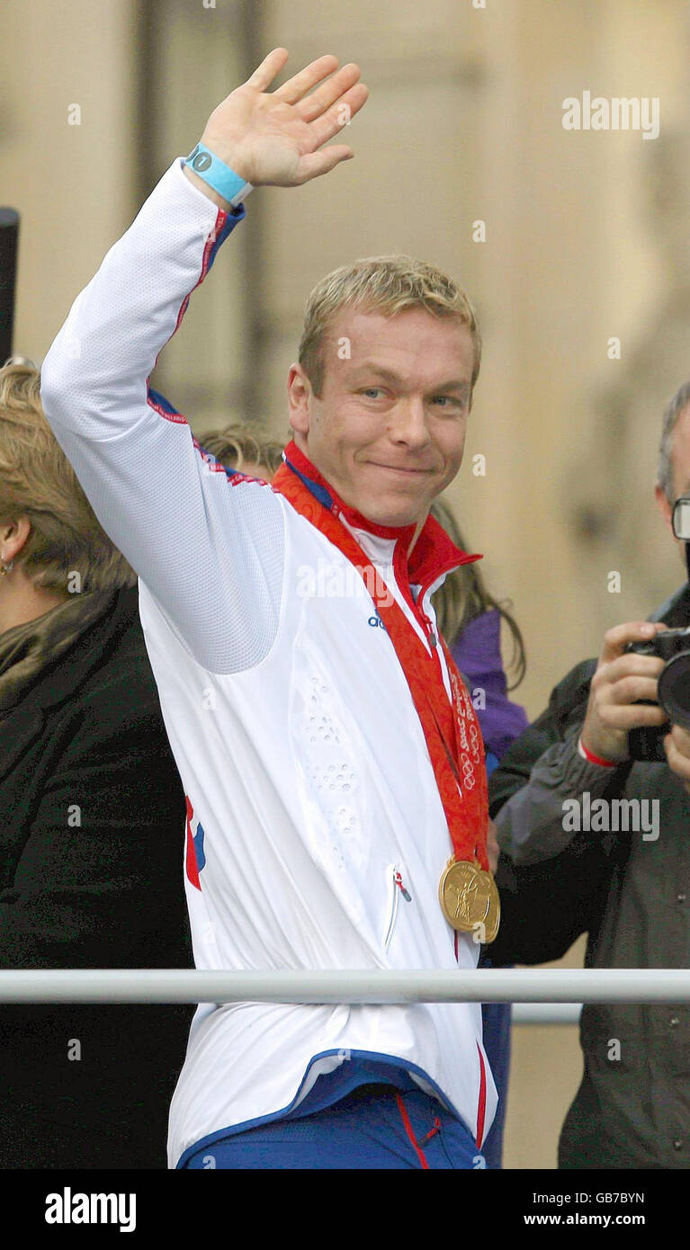 Olympia - Team GB Beijing Homecoming Parade - London Stockfoto