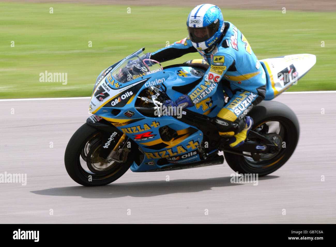 Motorrad - britische Superbike-Meisterschaft - Rockingham Stockfoto