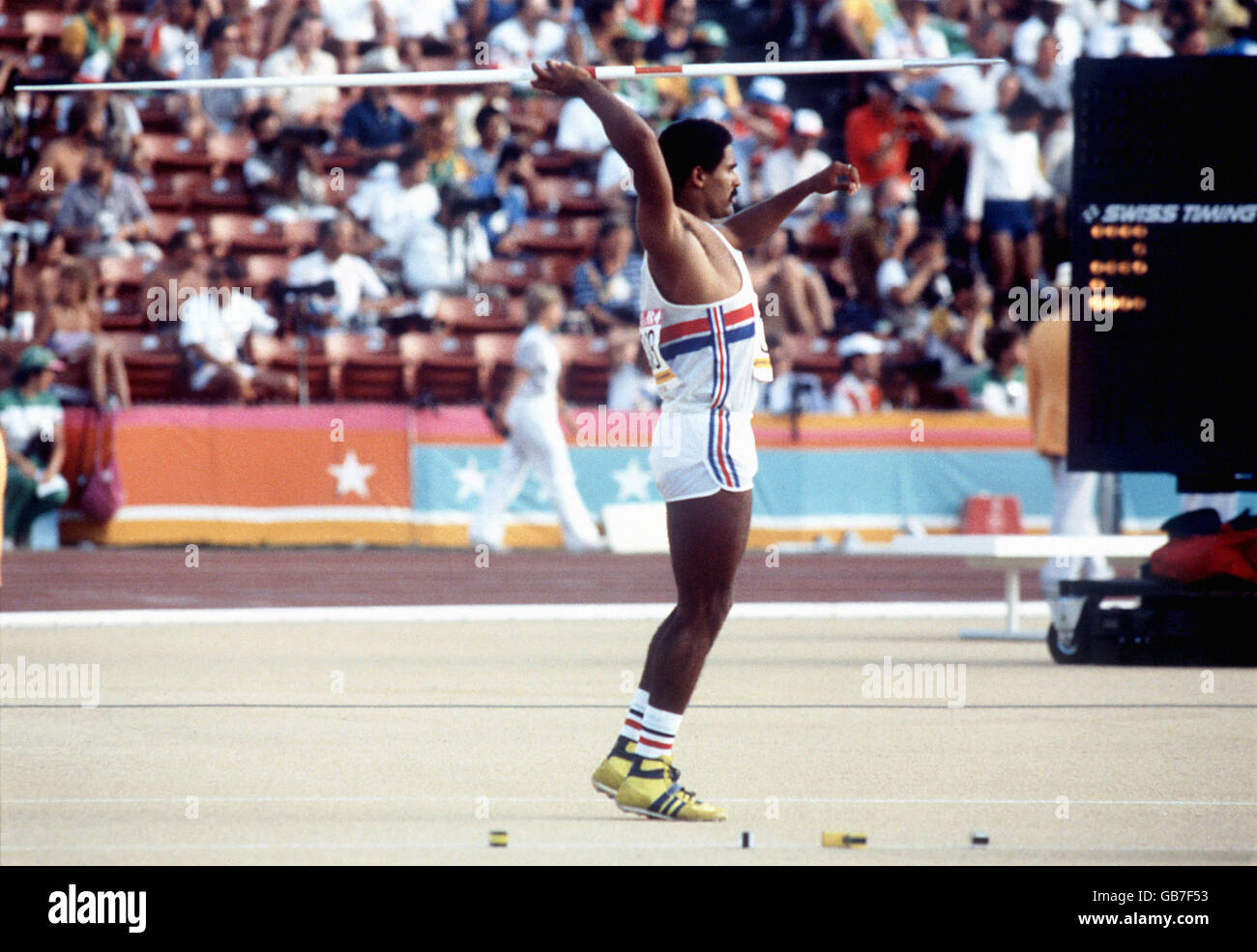 Leichtathletik Los Angeles Olympischen Spiele 1984 Zehnkampf