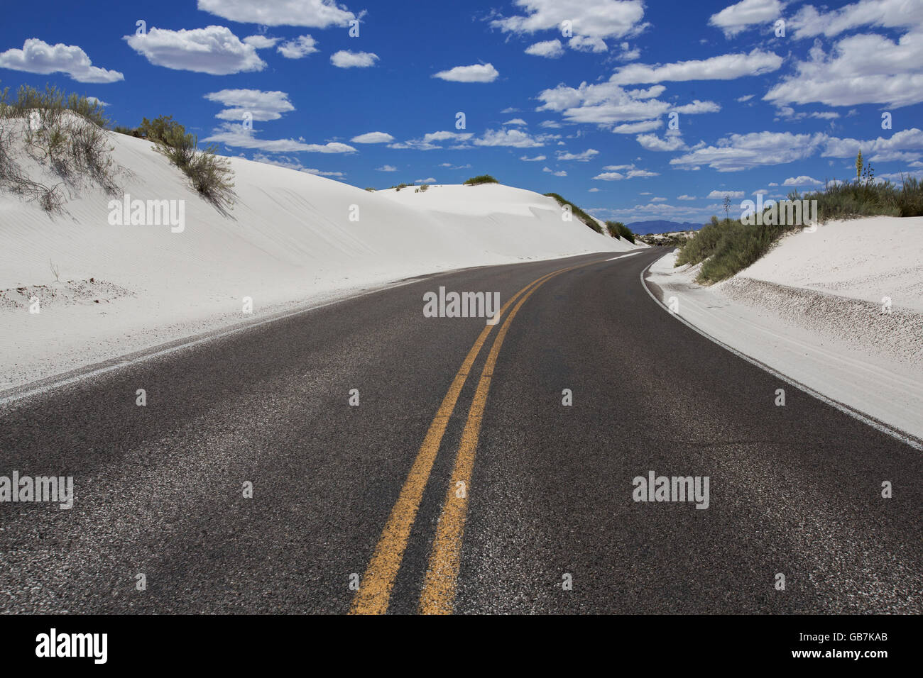 White Sands National Monument, New mexico Stockfoto