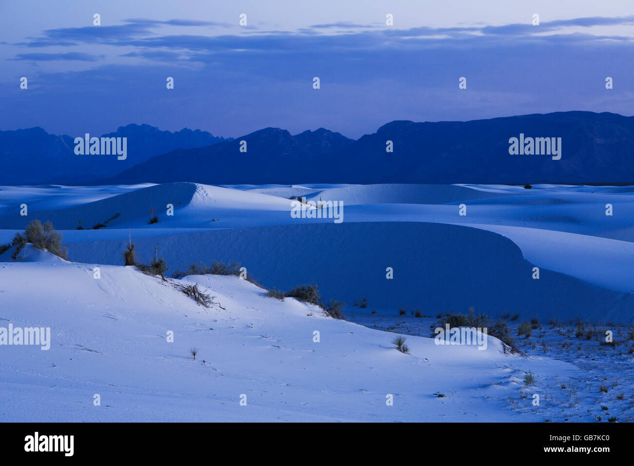 White Sands National Monument, New mexico Stockfoto