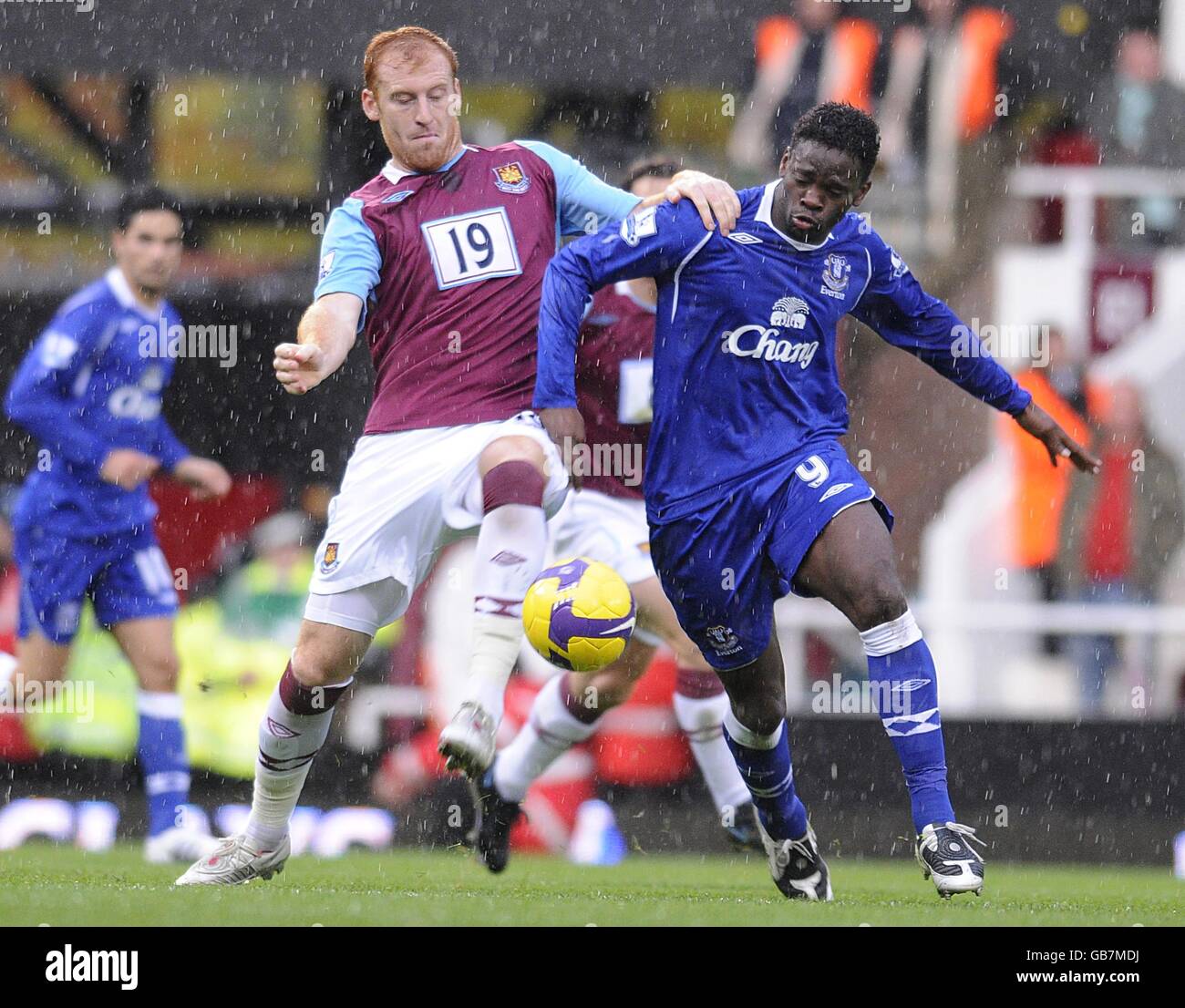 Fußball - Barclays Premier League - West Ham United V Everton - Upton Park Stockfoto