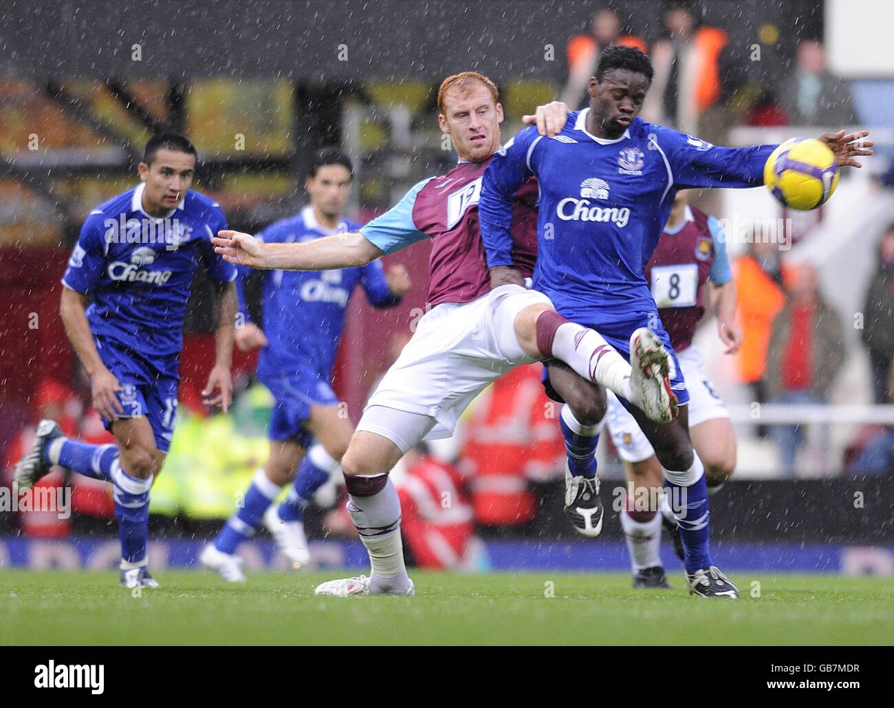 Fußball - Barclays Premier League - West Ham United V Everton - Upton Park Stockfoto