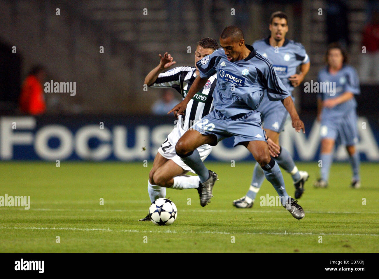 Fußball - UEFA Champions League - Gruppe F - Olympique Marseille V Partizan Belgrad Stockfoto