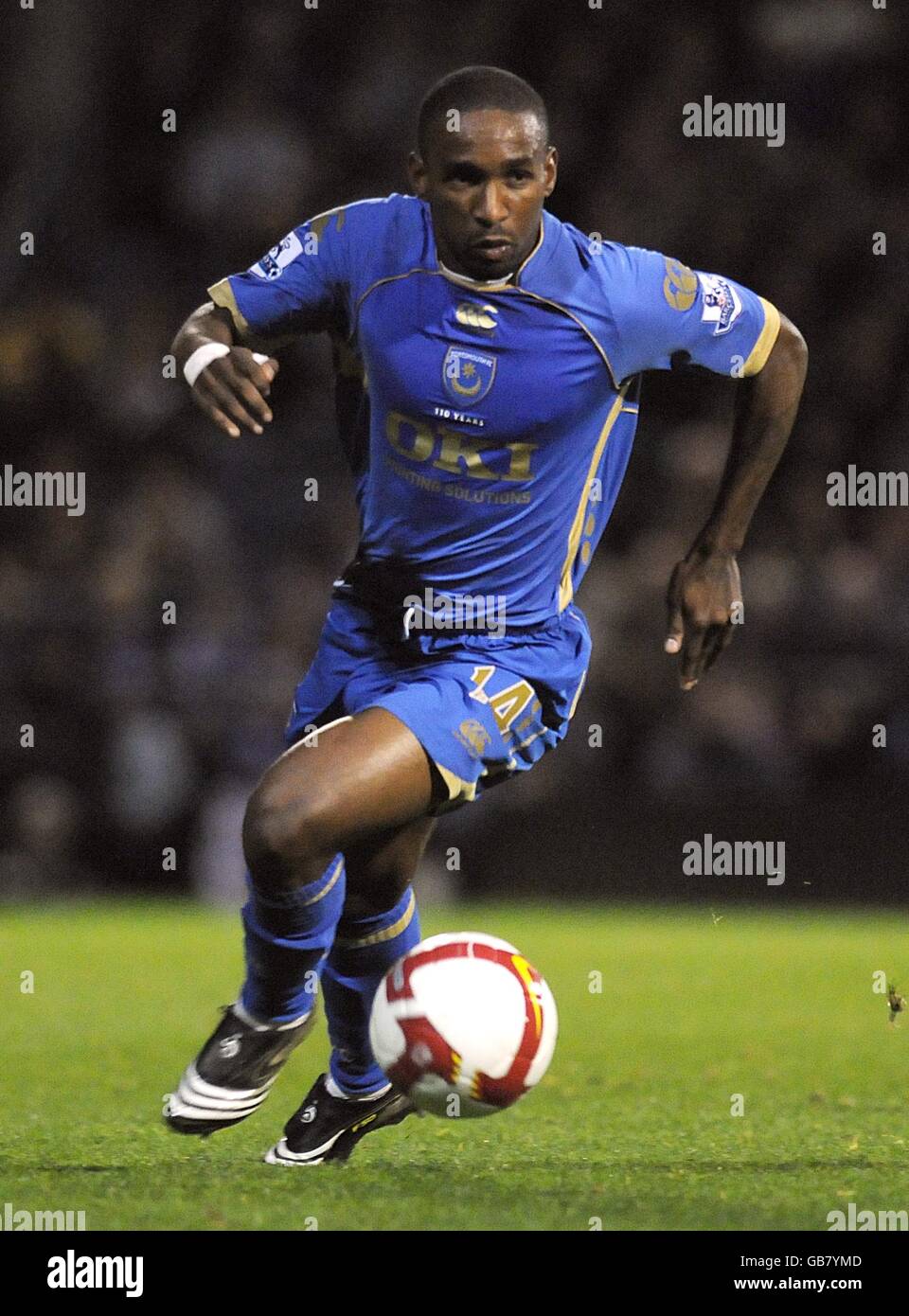 Fußball - Barclays Premier League - Portsmouth gegen Fulham - Fratton Park. Jermain Defoe, Portsmouth Stockfoto