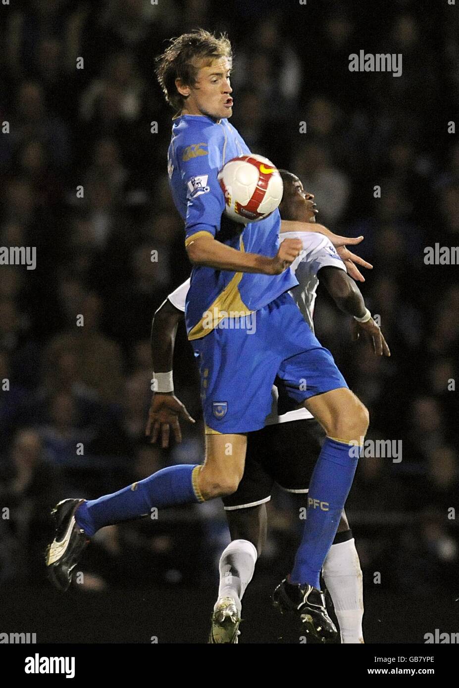 Fußball - Barclays Premier League - Portsmouth V Fulham - Fratton Park Stockfoto