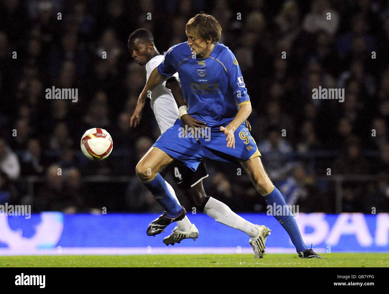 Fußball - Barclays Premier League - Portsmouth V Fulham - Fratton Park Stockfoto