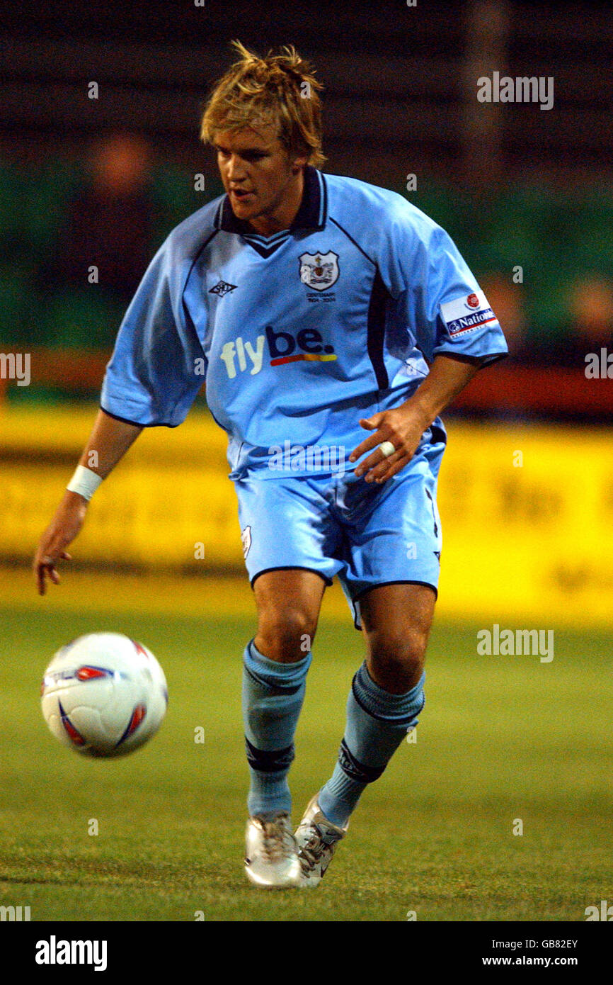 Fußball - Nationwide Conference - Barnett / Exeter City. James Coppinger, Exeter City Stockfoto