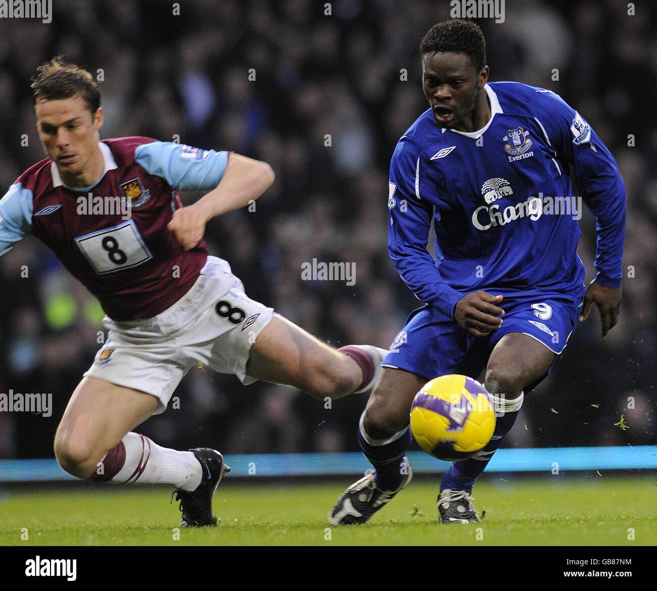 Fußball - Barclays Premier League - West Ham United V Everton - Upton Park Stockfoto