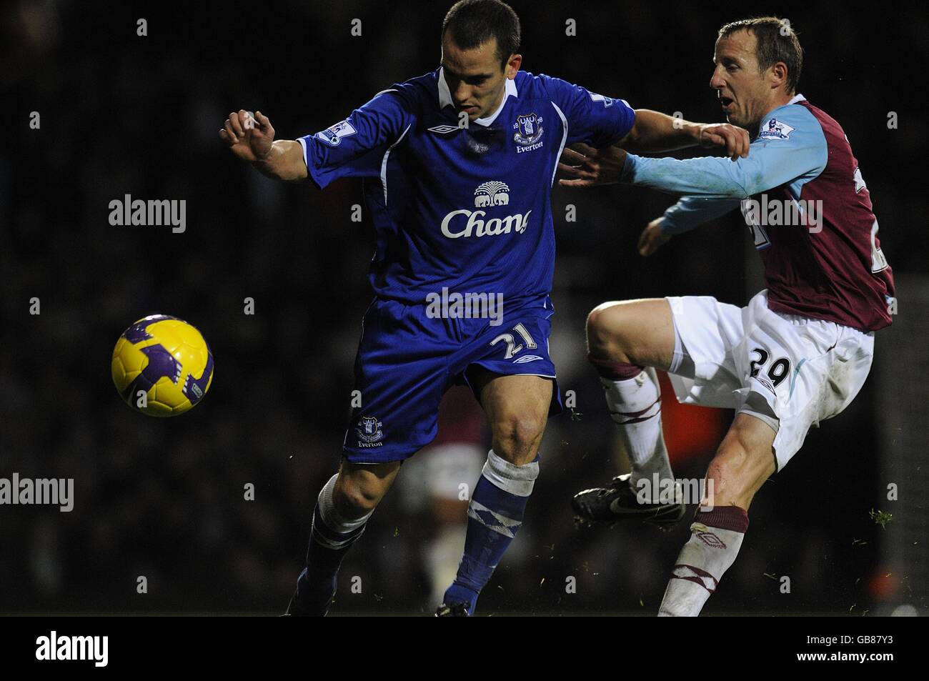 Fußball - Barclays Premier League - West Ham United V Everton - Upton Park Stockfoto