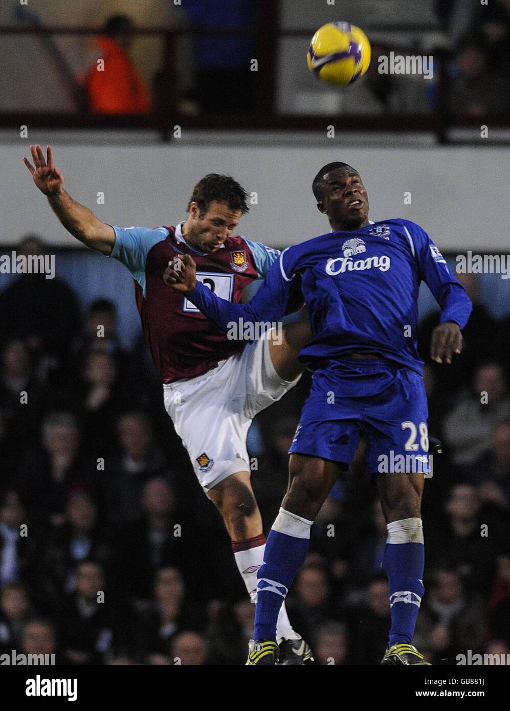 Fußball - Barclays Premier League - West Ham United V Everton - Upton Park Stockfoto