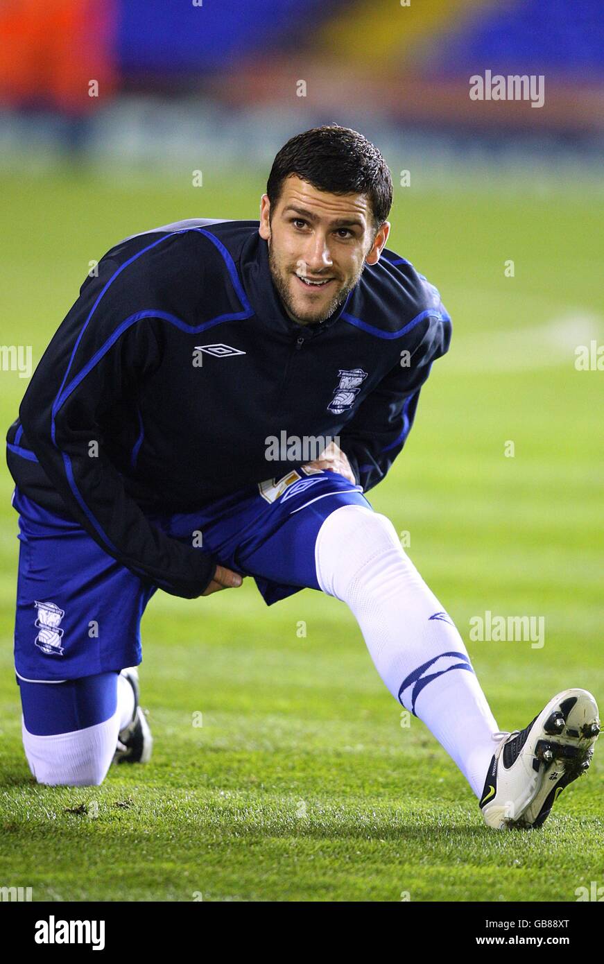 Fußball - Coca-Cola Football League Championship - Birmingham City / Crystal Palace - St. Andrew's Stadium. Stuart Parnaby von Birmingham City vor dem Start Stockfoto