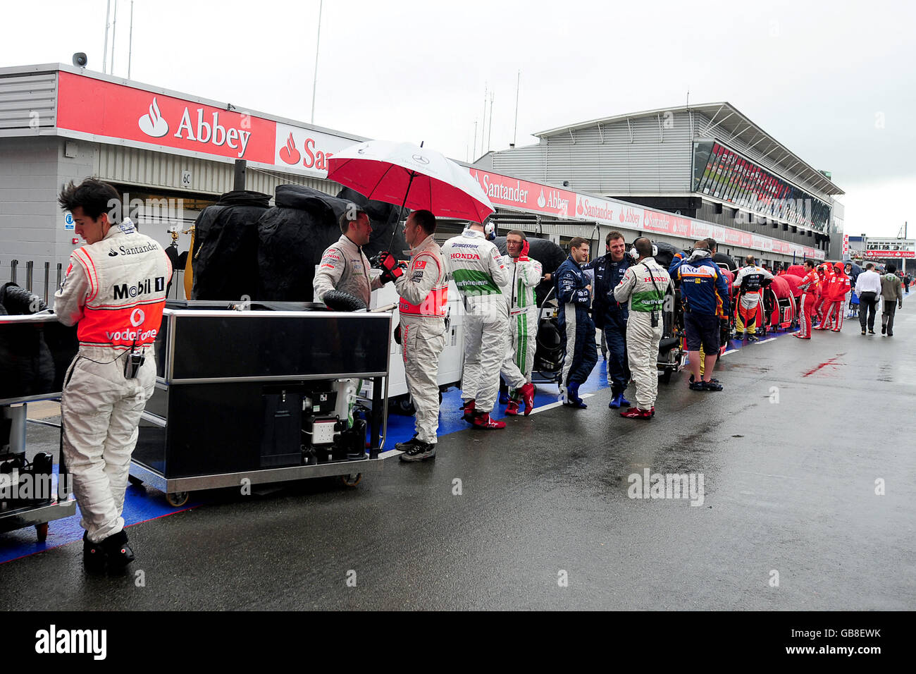 Formel 1 Racing - British Grand Prix - Autorennen - Silverstone Stockfoto