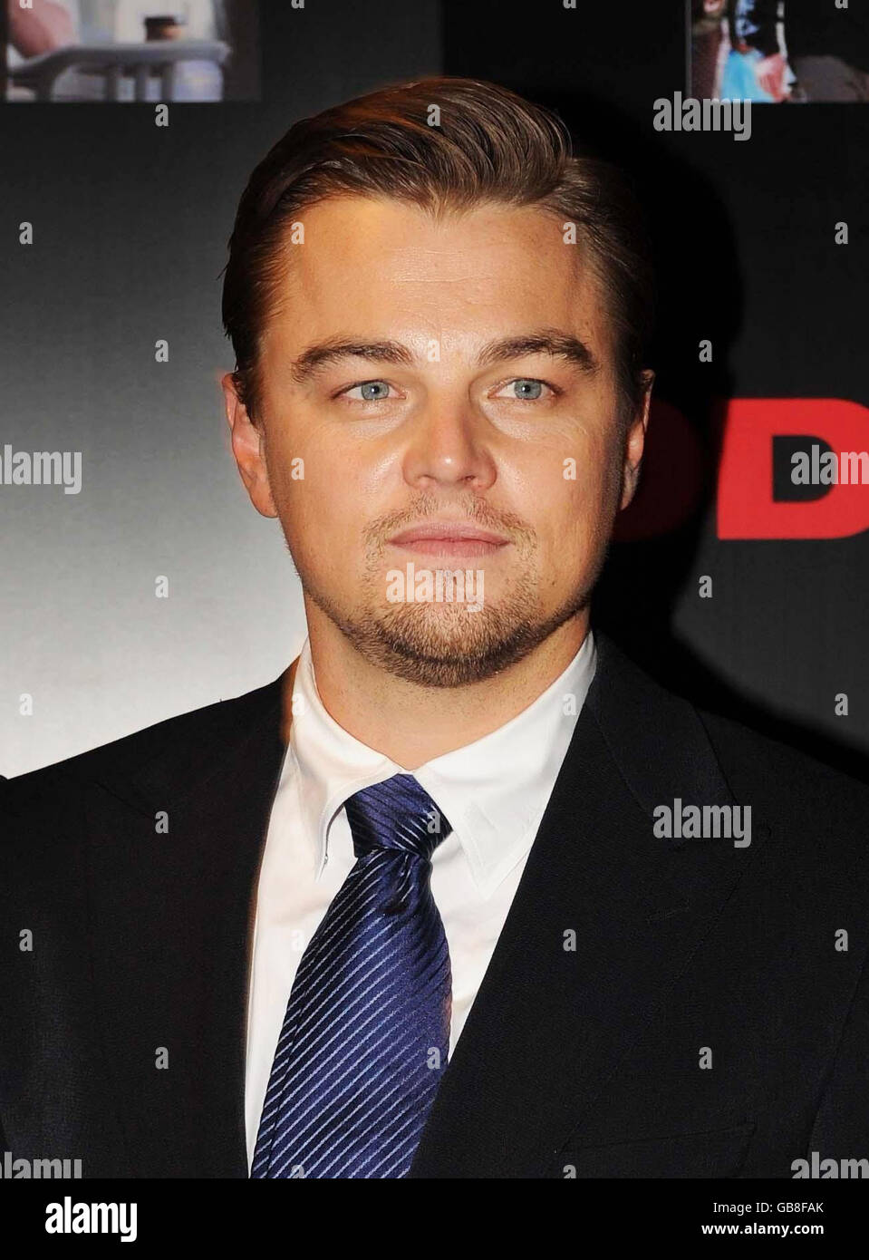 Britische Filmpremiere von „Body of Lies“ - London. Leonardo DiCaprio, bei der britischen Filmpremiere von „Body of Lies“ im Vue West End im Zentrum von London. Stockfoto
