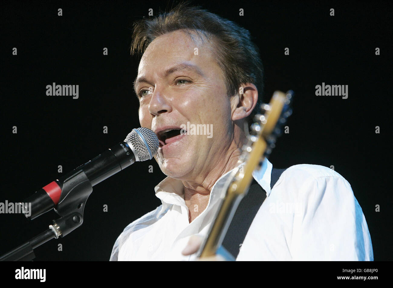 David Cassidy konzertiert im Hammersmith Apollo, London. Stockfoto
