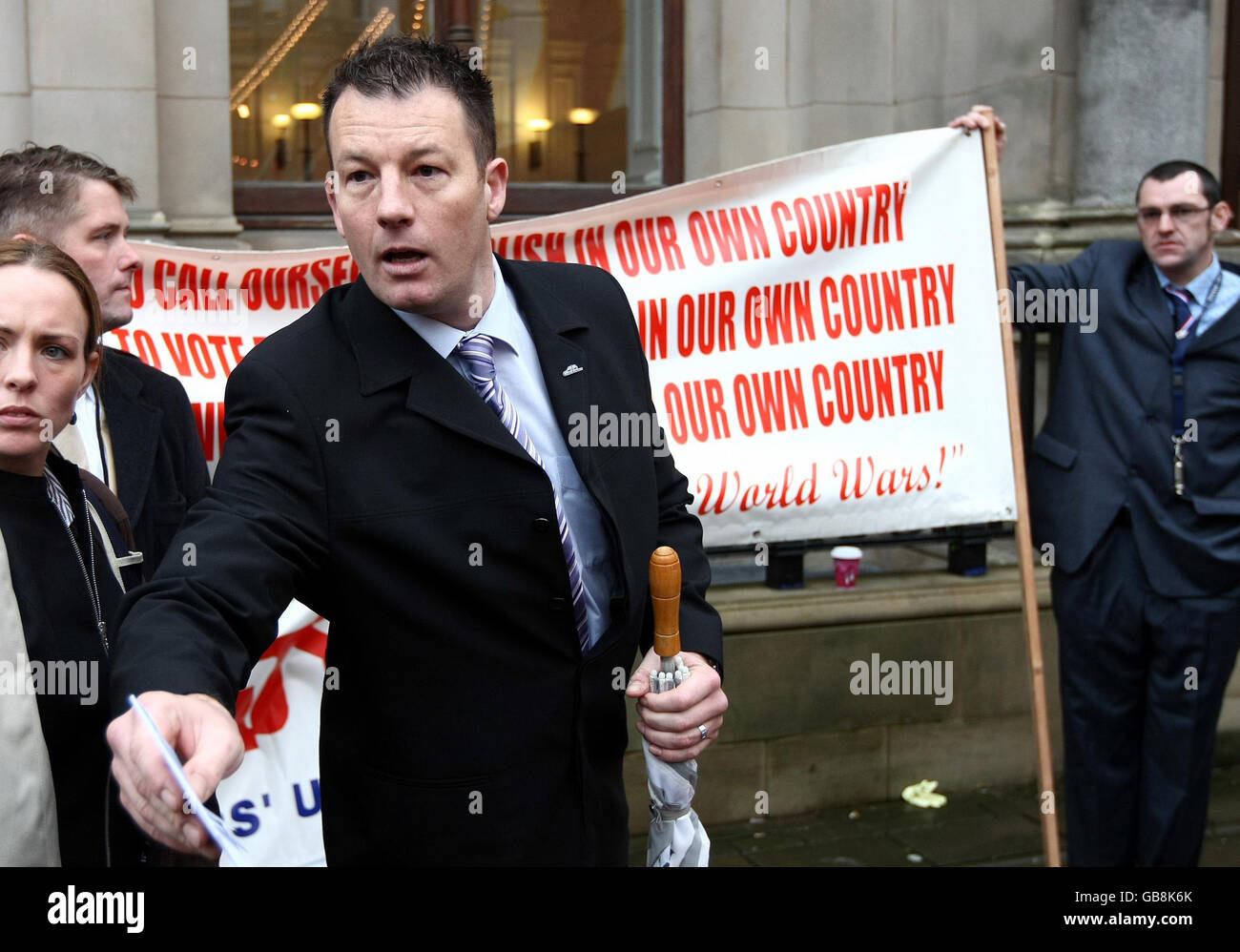 Adam Walker GTC Anhörung Stockfoto