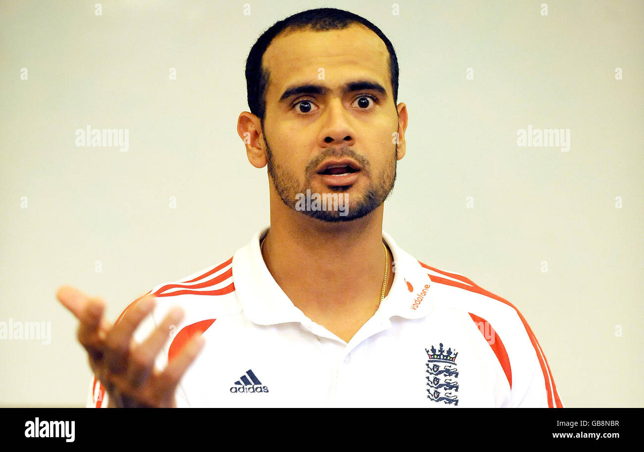 Cricket - England-Pressekonferenz - Team Hotel Stockfoto