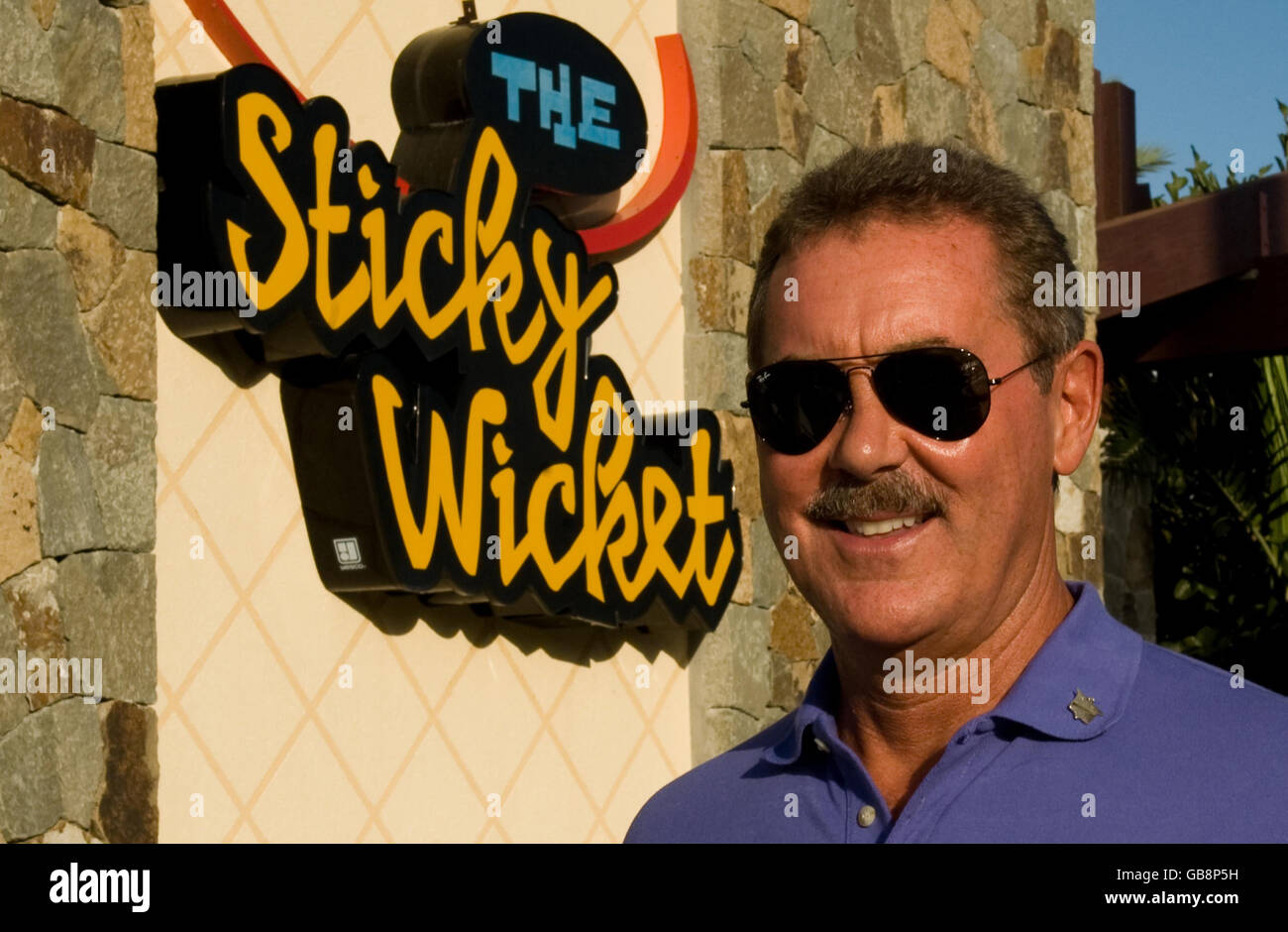 Cricket - Stanford Super Series - Stanford Super Stars V Middlesex - Stanford Cricket Ground Stockfoto