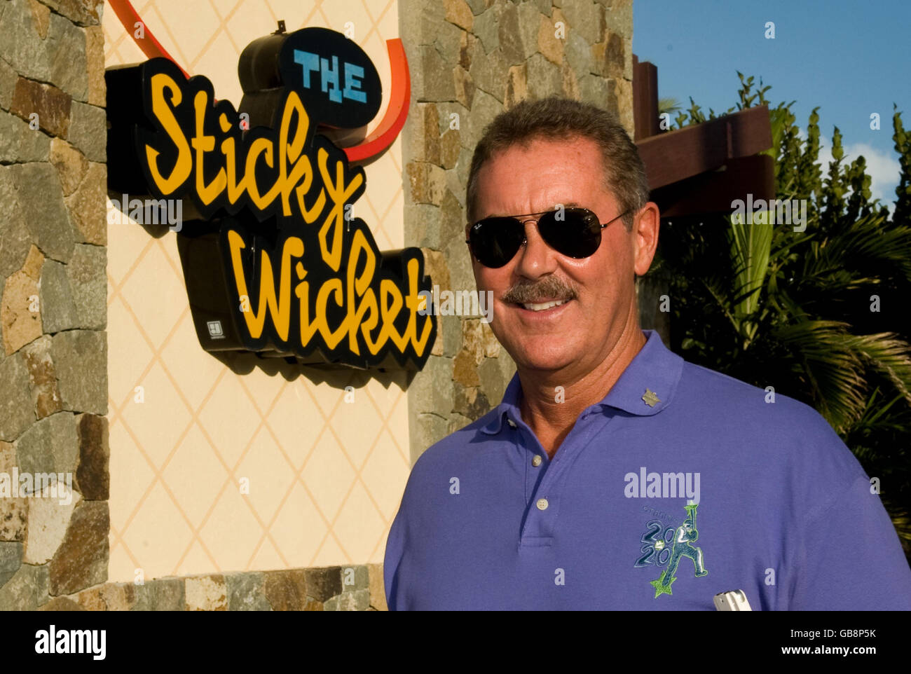 Cricket - Stanford Super Series - Stanford Super Stars V Middlesex - Stanford Cricket Ground Stockfoto