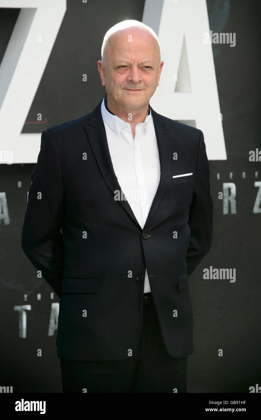 David Barron bei der Europa-Premiere die Legende von Tarzan Stockfoto