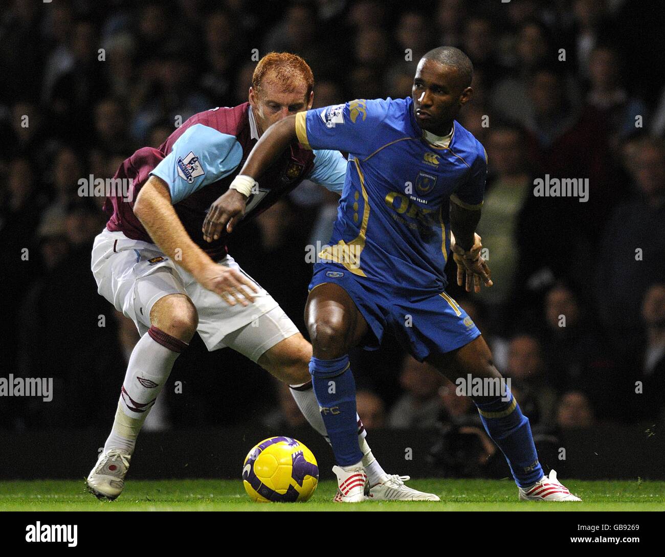 Fußball - Barclays Premier League - West Ham United V Portsmouth - Upton Park Stockfoto