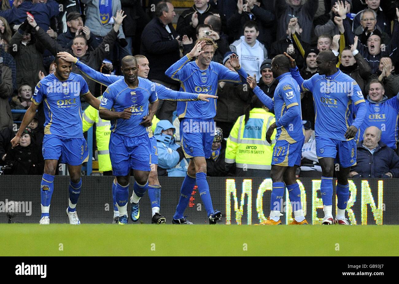 Fußball - Barclays Premier League - Portsmouth V Hull City - Fratton Park Stockfoto