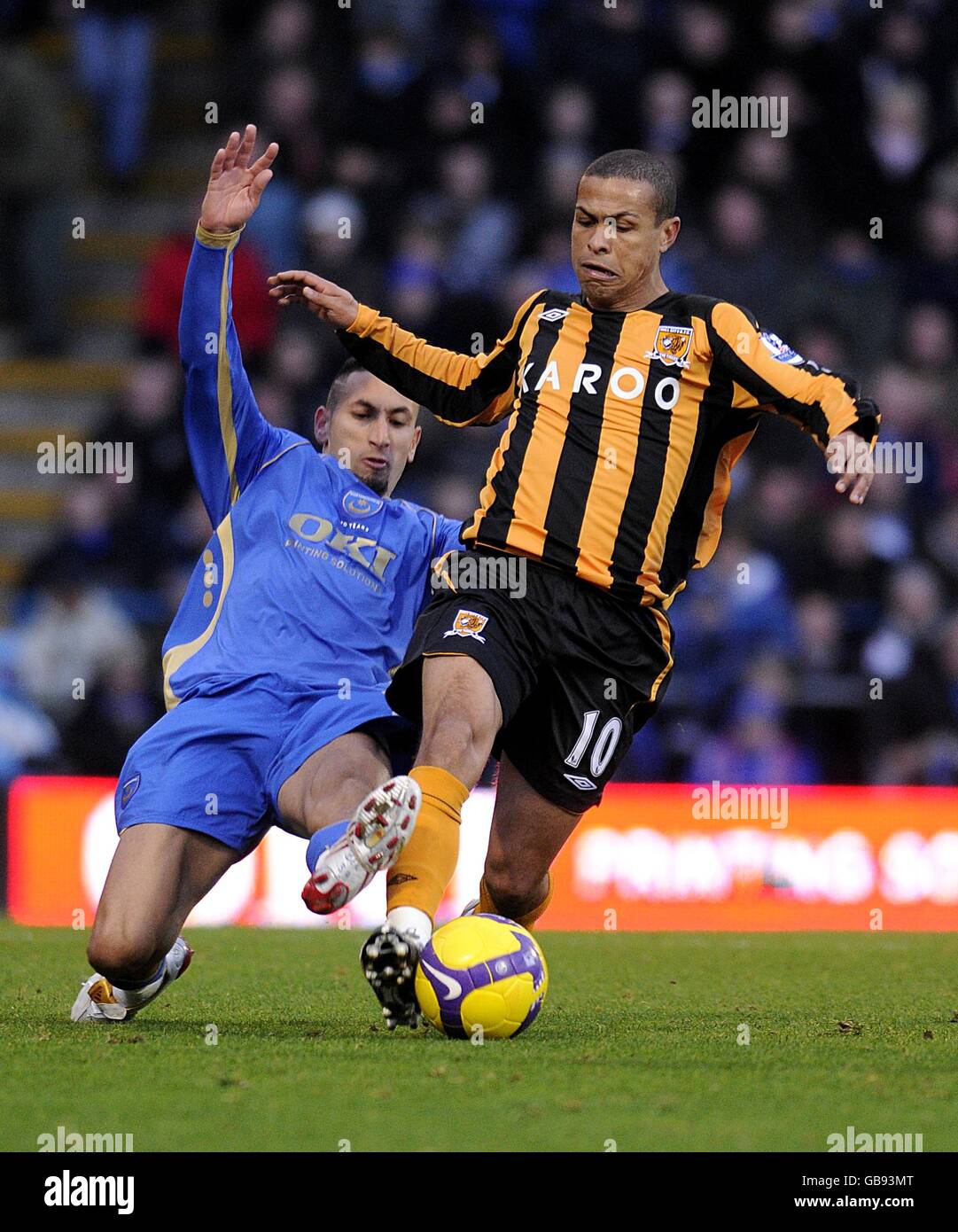Fußball - Barclays Premier League - Portsmouth V Hull City - Fratton Park Stockfoto