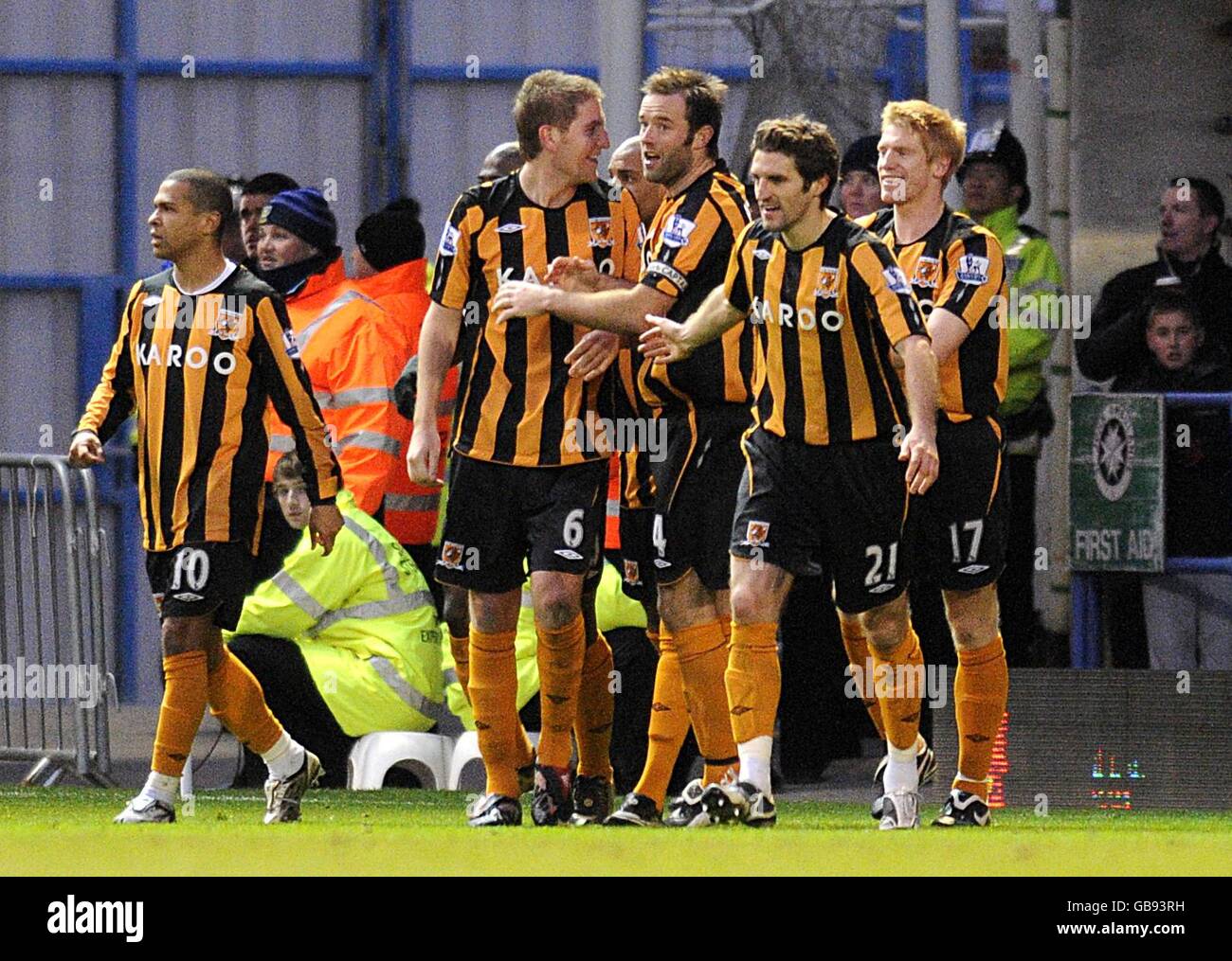 Fußball - Barclays Premier League - Portsmouth V Hull City - Fratton Park Stockfoto