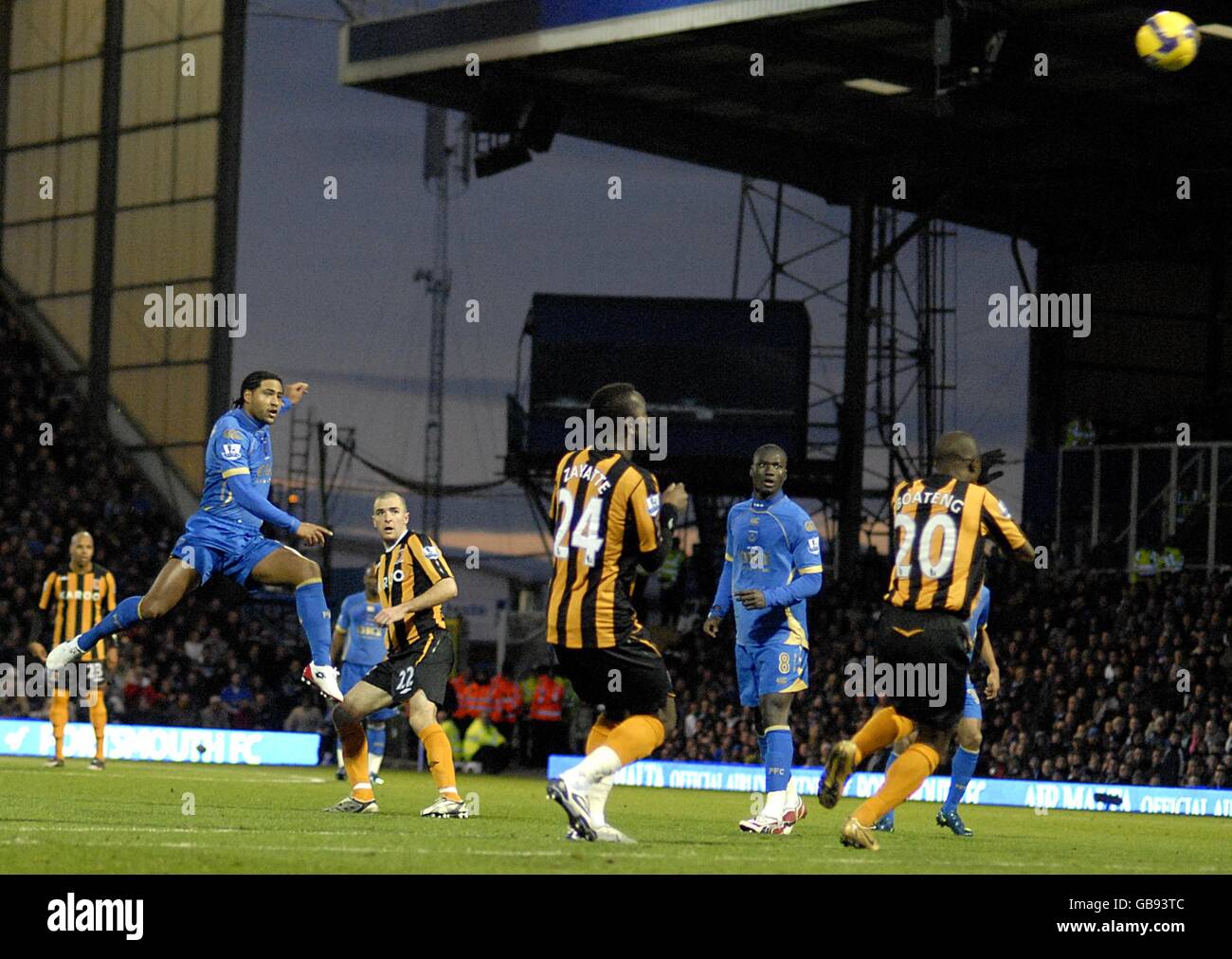 Fußball - Barclays Premier League - Portsmouth V Hull City - Fratton Park Stockfoto