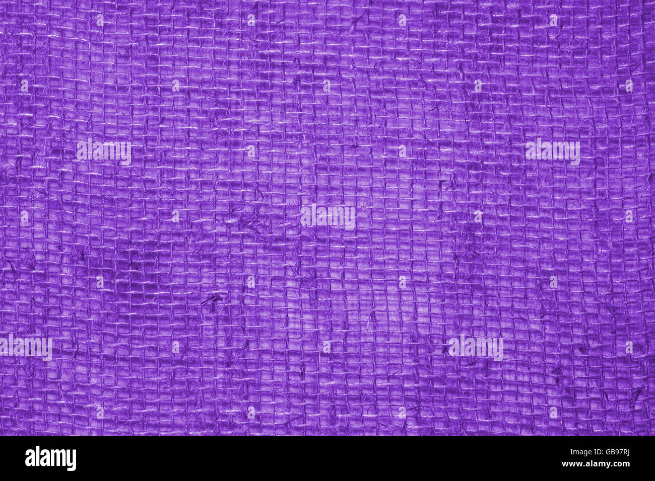 Lila Leinenstoff Hintergrund. Textil-Hintergrund. Stoff Textur. Stockfoto