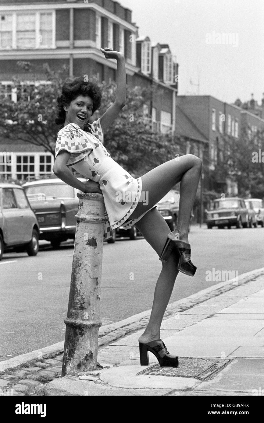 Mode - Ossie Clark Collection - Radley - 1973 Stockfoto