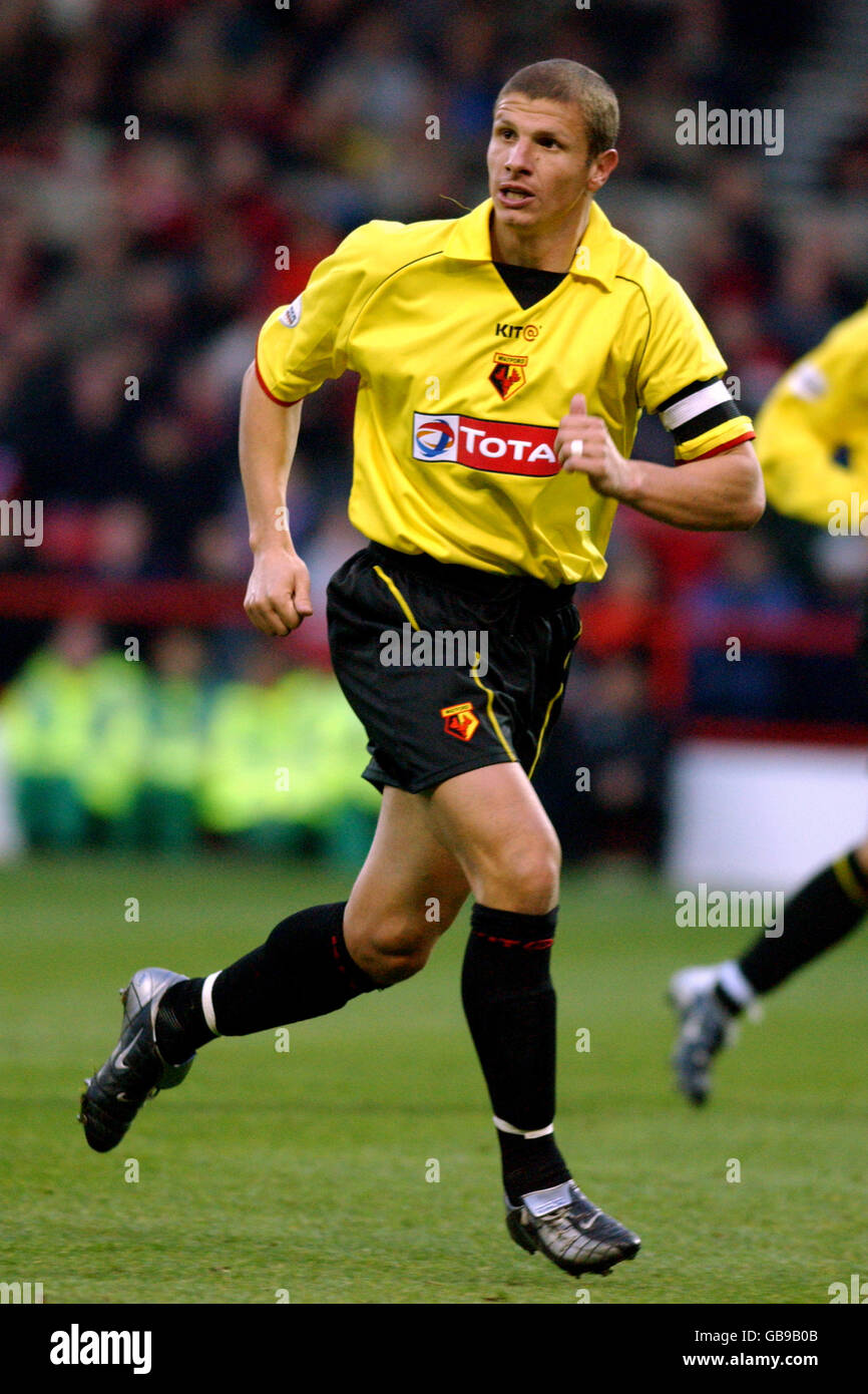 Fußball - Nationwide League Division One - Nottingham Forest / Watford. Watfords Neil Cox Stockfoto